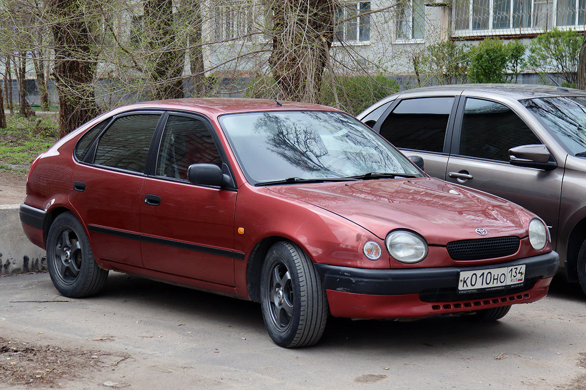 Волгоградская область, № К 010 НО 134 — Toyota Corolla (E110) '95-02