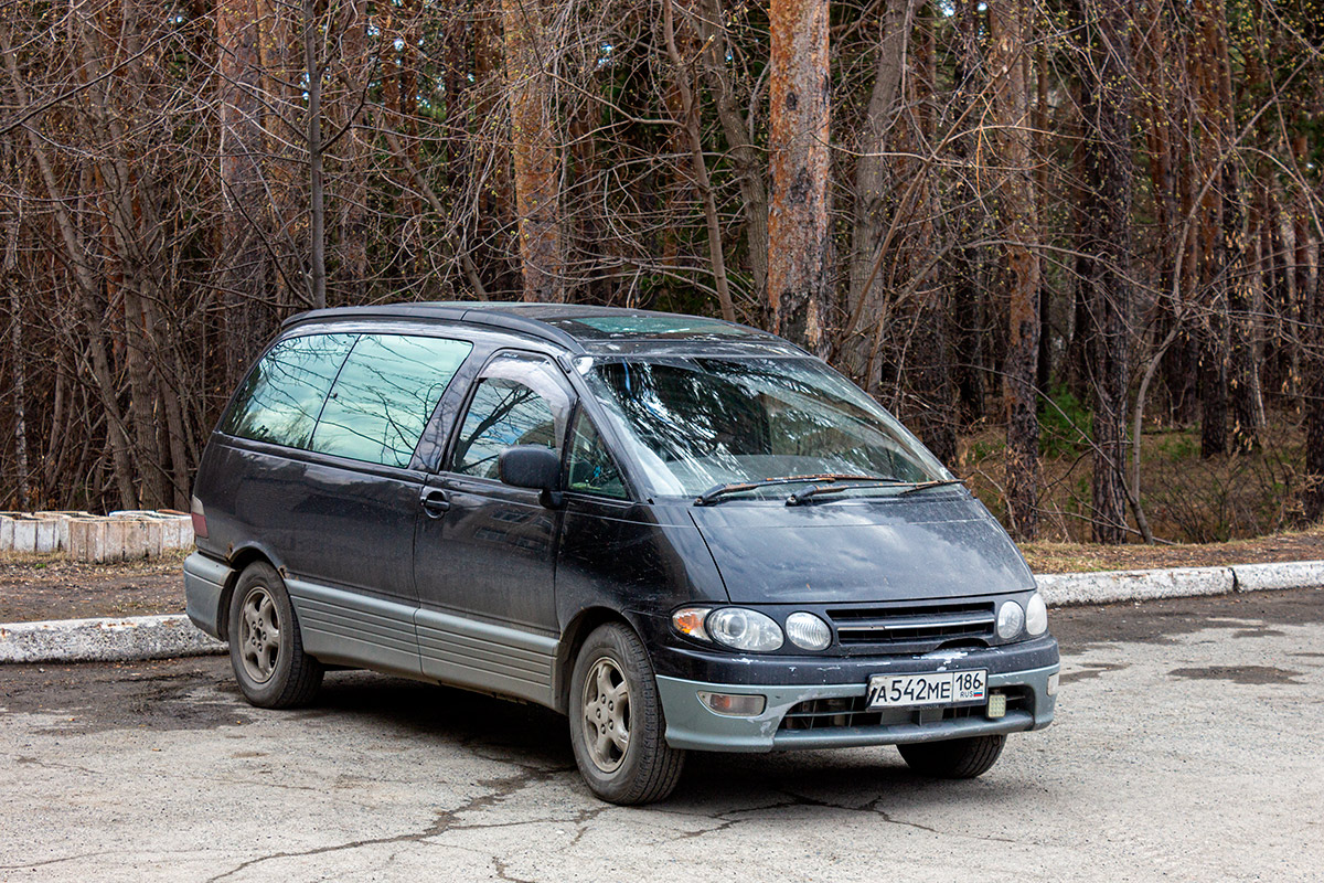 Свердловская область, № А 542 МЕ 186 — Toyota Estima Lucida (XR10/XR20) '92-99