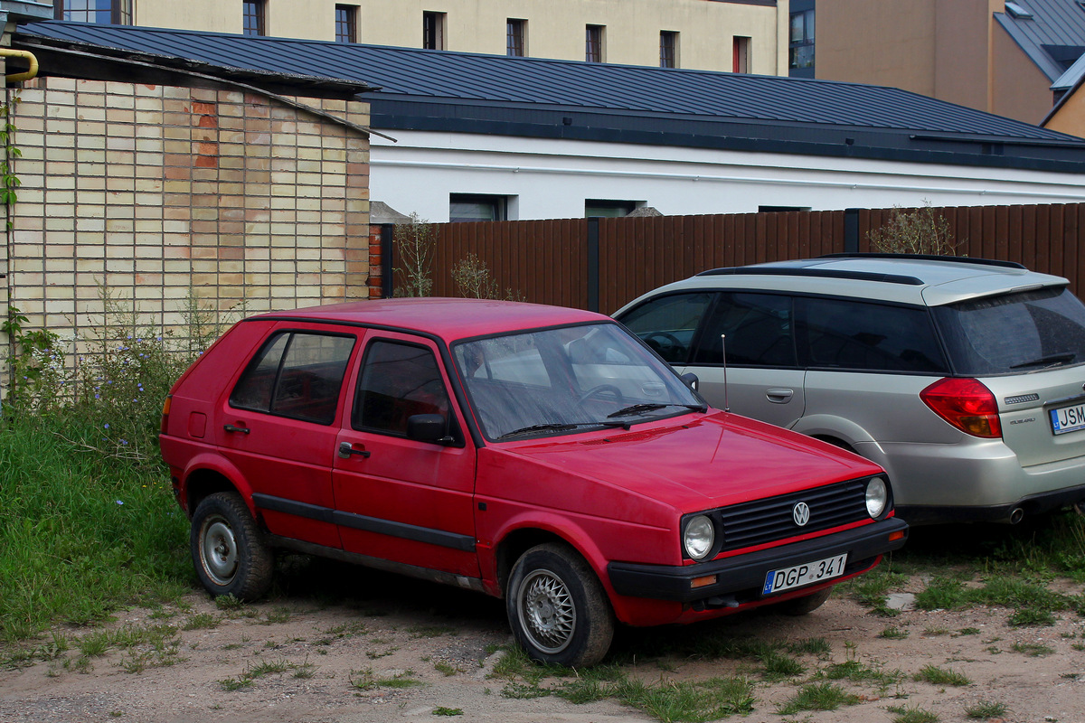 Литва, № DGP 341 — Volkswagen Golf (Typ 19) '83-92