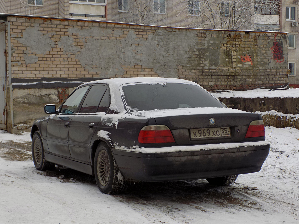 Вологодская область, № К 969 ХС 35 — BMW 7 Series (E38) '94-01