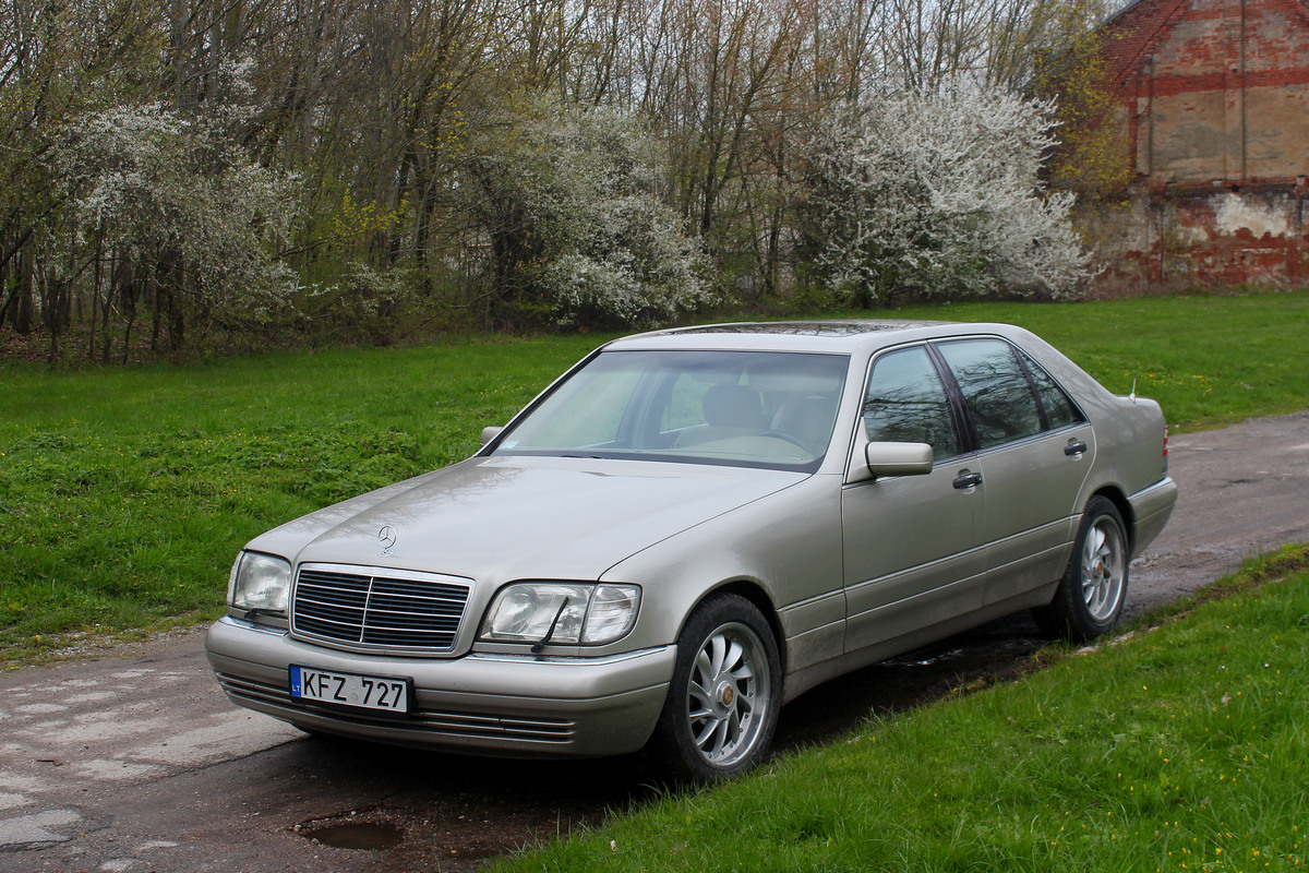 Литва, № KFZ 727 — Mercedes-Benz (W140) '91-98