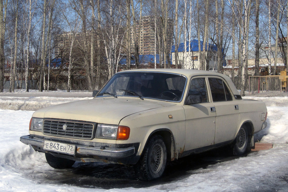 Тюменская область, № Е 843 ЕН 72 — ГАЗ-31029 Волга '92-97