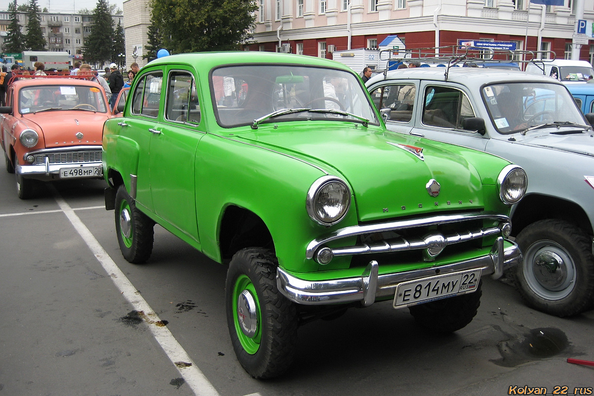 Алтайский край, № Е 814 МУ 22 — Москвич-410Н '58-61; Алтайский край — Выставки ко дню города Барнаул, 2010 г.