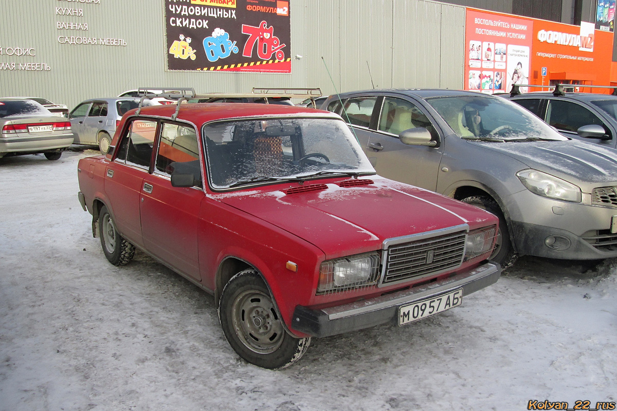 Алтайский край, № М 0957 АБ — ВАЗ-2107 Жигули '82-91