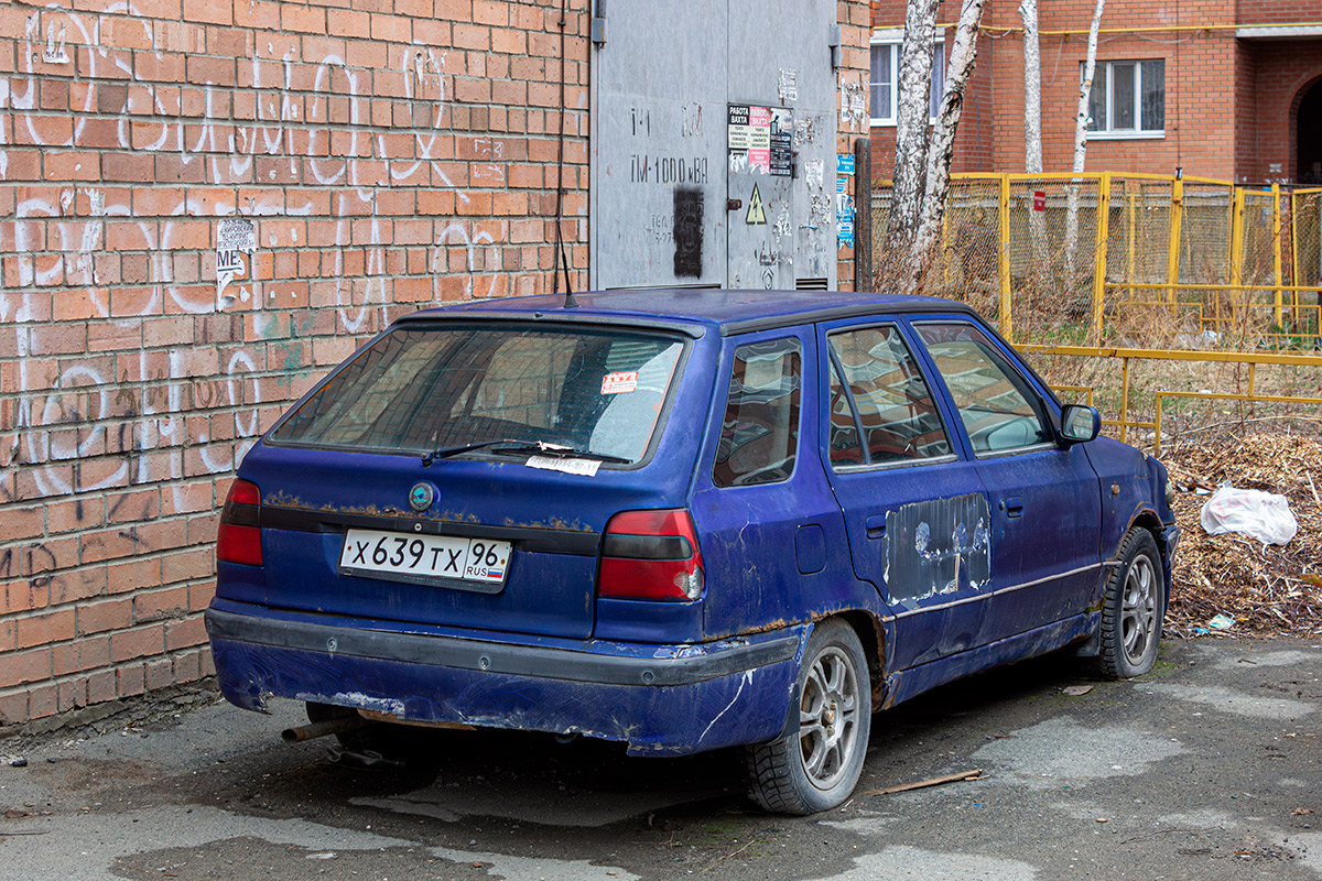 Свердловская область, № Х 639 ТХ 96 — Škoda Felicia (Typ 781, 791) '94-01