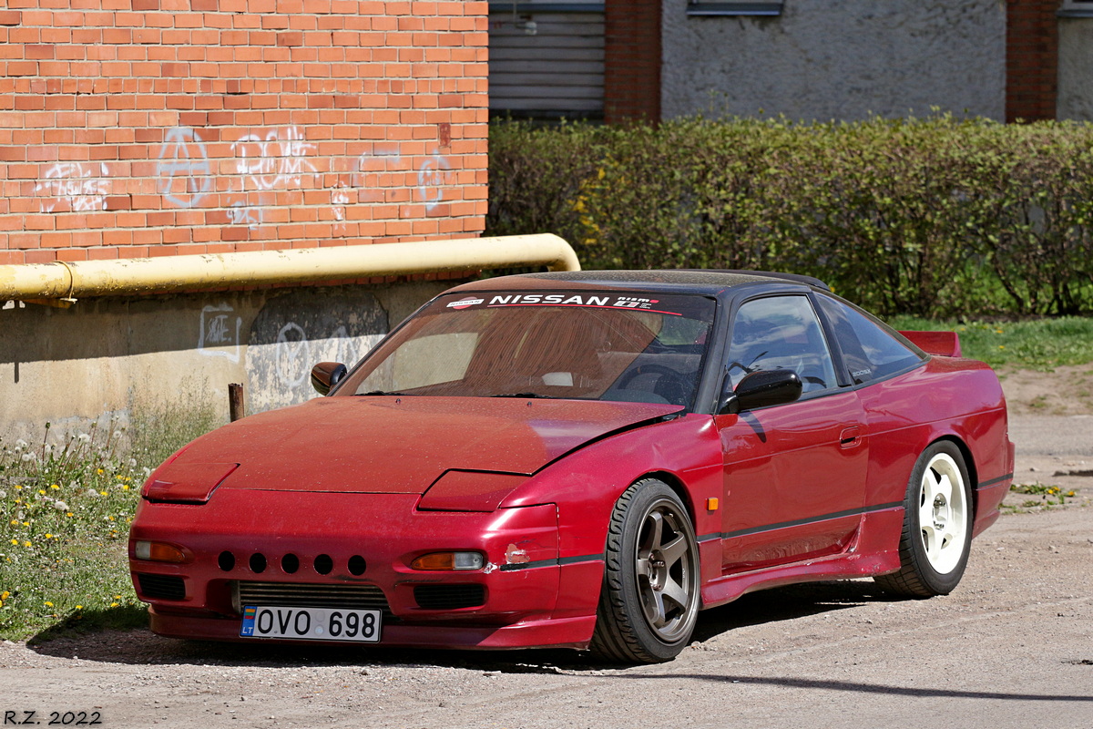 Литва, № OVO 698 — Nissan 200SX (S13) '89-98