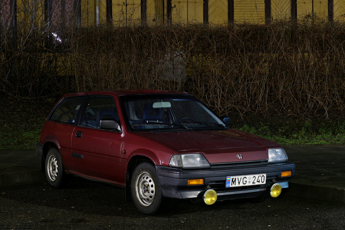 Литва, № MVG 240 — Honda Civic (3G) '83-87