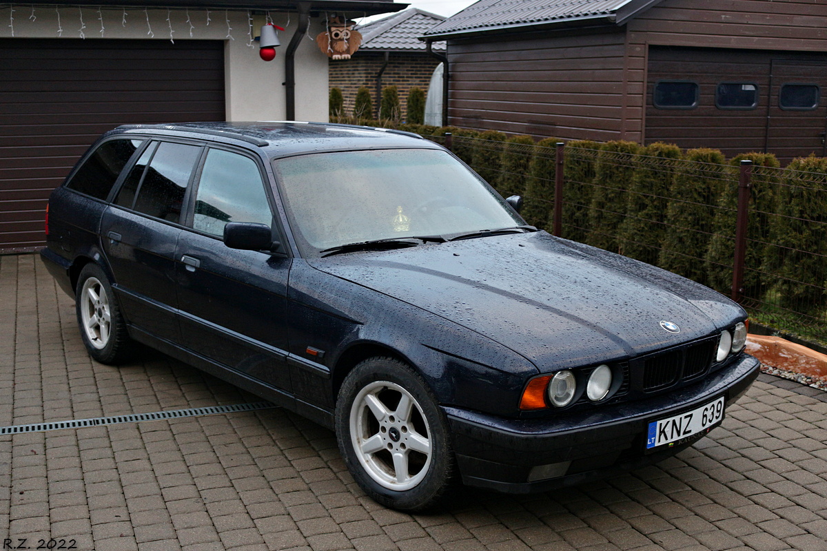 Литва, № KNZ 639 — BMW 5 Series Touring (E34) '91-96