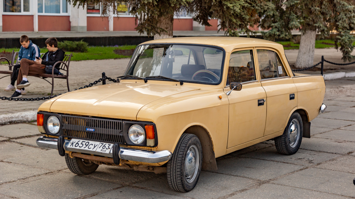 Самарская область, № К 659 СУ 763 — Москвич-412ИЭ-028 (Иж) '82-01; Самарская область — Открытие ретро-сезона 19 апреля 2025 г.