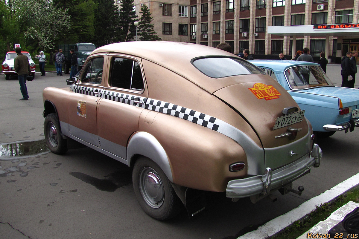 Алтайский край, № У 072 СУ 22 — ГАЗ-М-72 '55-58; Алтайский край — Ночь музеев. Барнаул 2012 г.