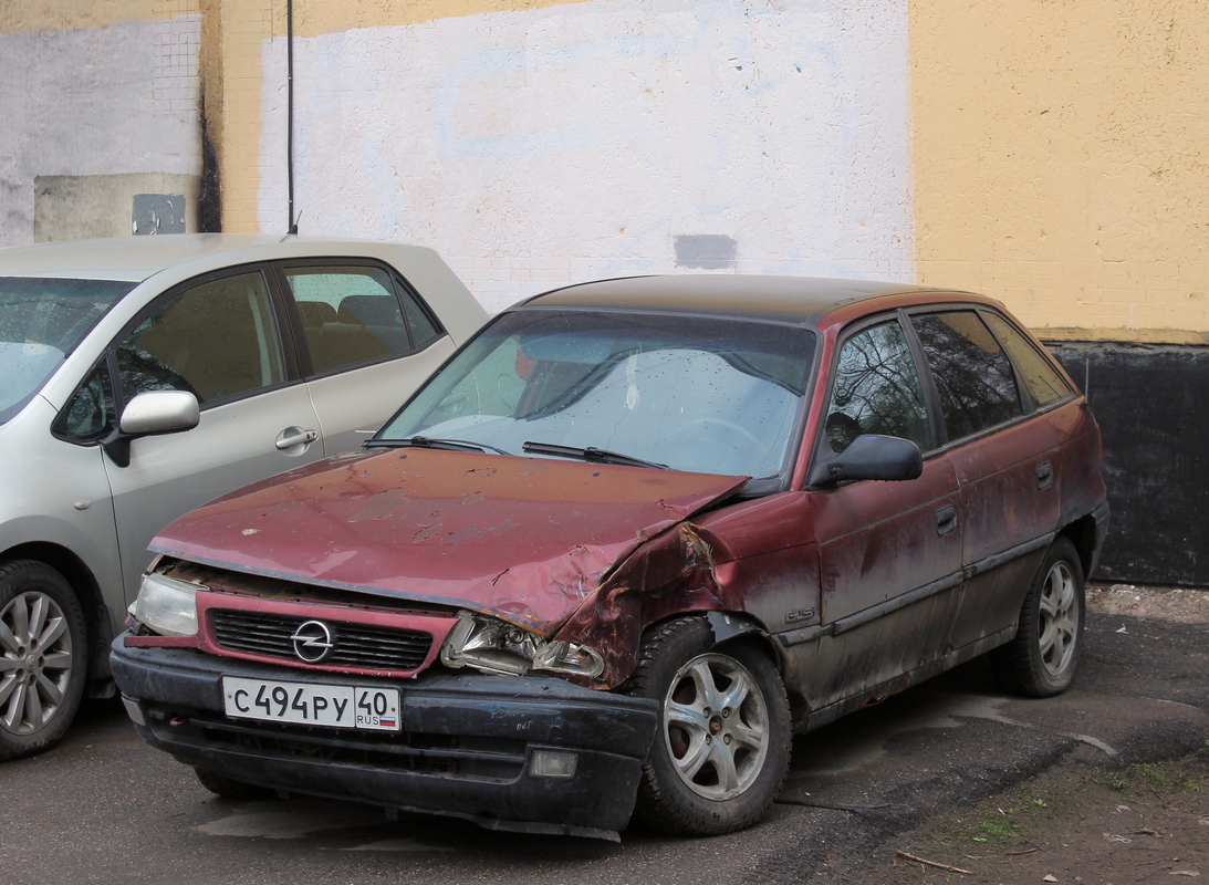 Калужская область, № С 494 РУ 40 — Opel Astra (F) '91-98