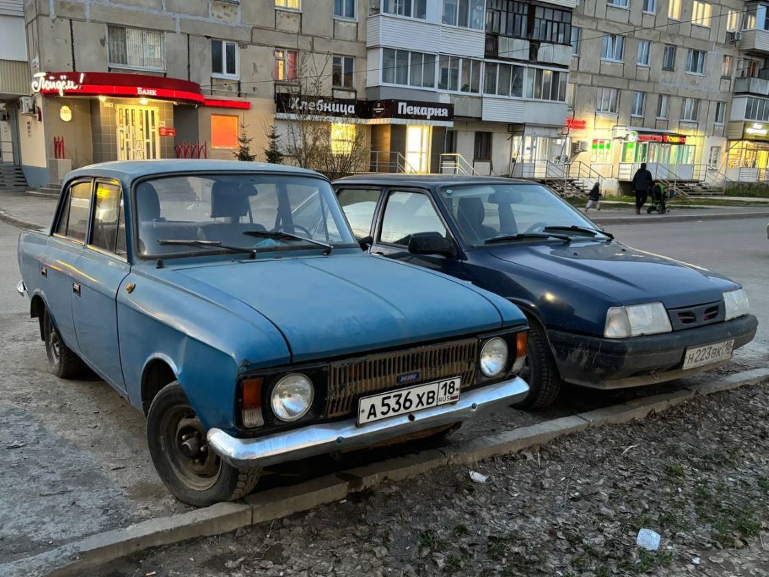Удмуртия, № А 536 ХВ 18 — Москвич-412ИЭ-028 (Иж) '82-01