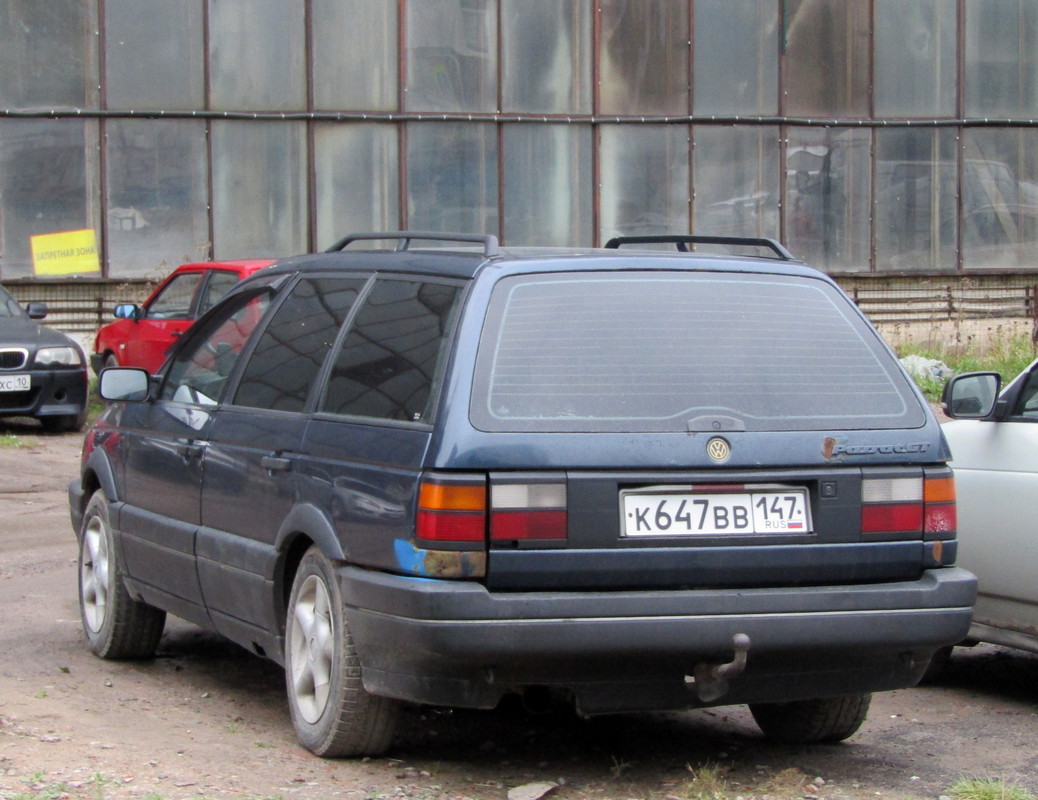 Ленинградская область, № К 647 ВВ 147 — Volkswagen Passat Variant (B3) '88-93