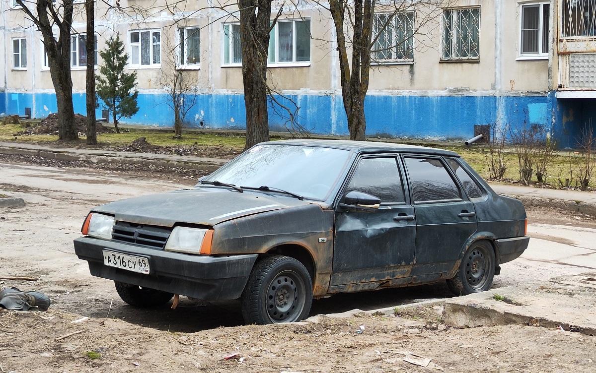 Тверская область, № А 316 СУ 69 — ВАЗ-21099 '90-04