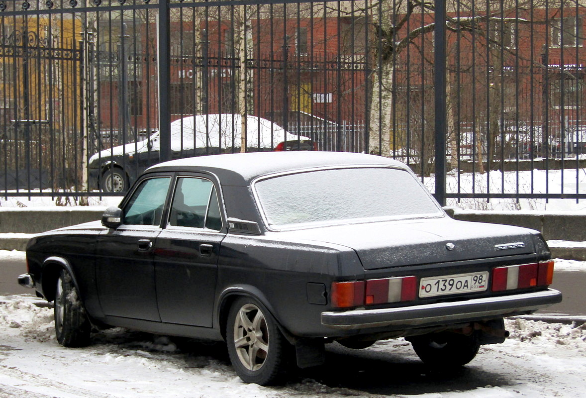 Санкт-Петербург, № О 139 ОА 98 — ГАЗ-3102 Волга '81-08