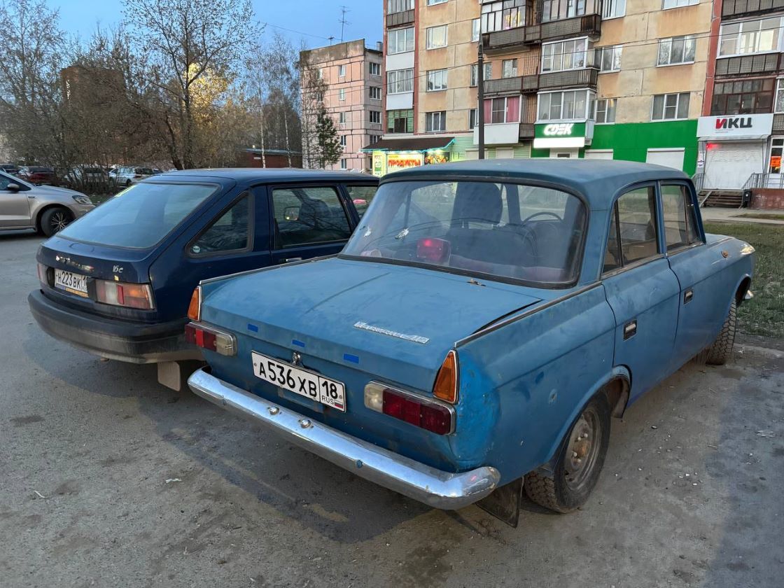 Удмуртия, № А 536 ХВ 18 — Москвич-412ИЭ-028 (Иж) '82-01