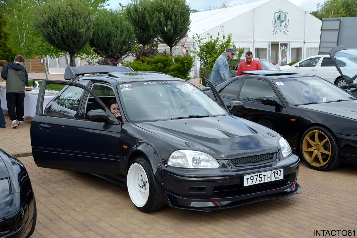 Краснодарский край, № Т 975 ТН 193 — Honda Civic (6G) '95-98; Краснодарский край — Выставка "Гонка времени"-2025
