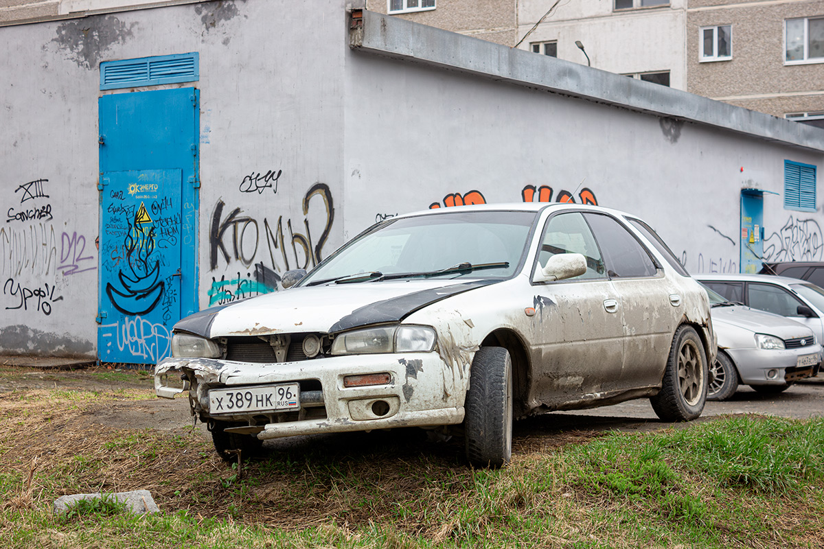 Свердловская область, № Х 389 НК 96 — Subaru Impreza (1G) '92-01
