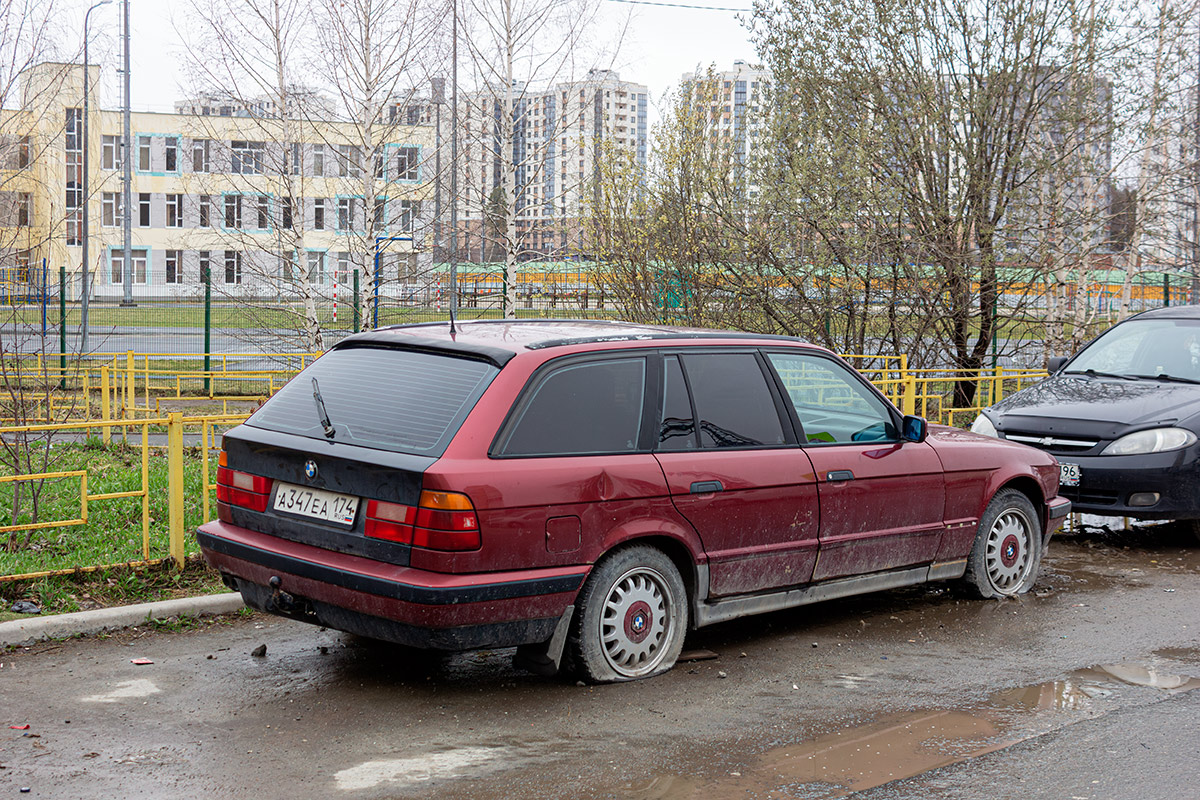Свердловская область, № А 347 ЕА 174 — BMW 5 Series Touring (E34) '91-96