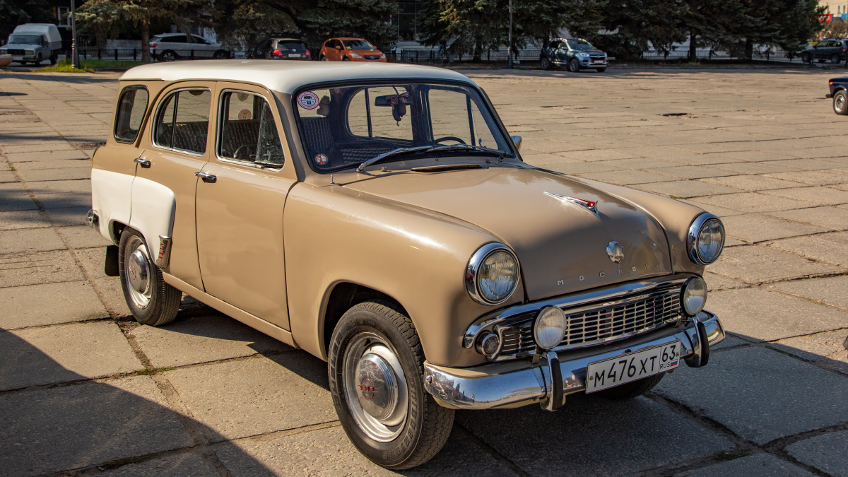 Самарская область, № М 476 ХТ 63 — Москвич-423/423Н '57-63; Самарская область — Открытие ретро-сезона 19 апреля 2025 г.