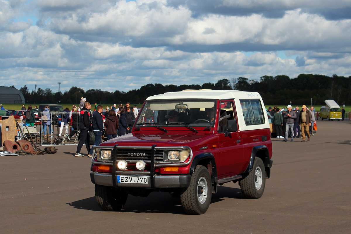 Литва, № EZV 770 — Toyota Land Cruiser II (J70) '90-96; Литва — Retro mugė 2024 ruduo