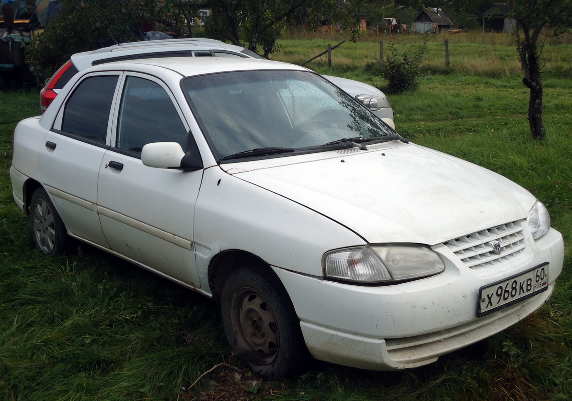 Псковская область, № Х 968 КВ 60 — Kia Avella (WB) '94-00