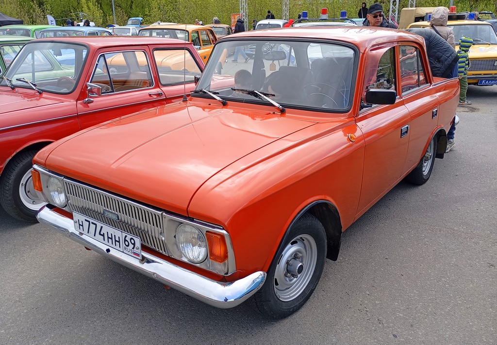 Тверская область, № Н 774 НН 69 — Москвич-412ИЭ-028 (Иж) '82-01; Тверская область — Открытие сезона 2025 Ретро-клуба Калинин
