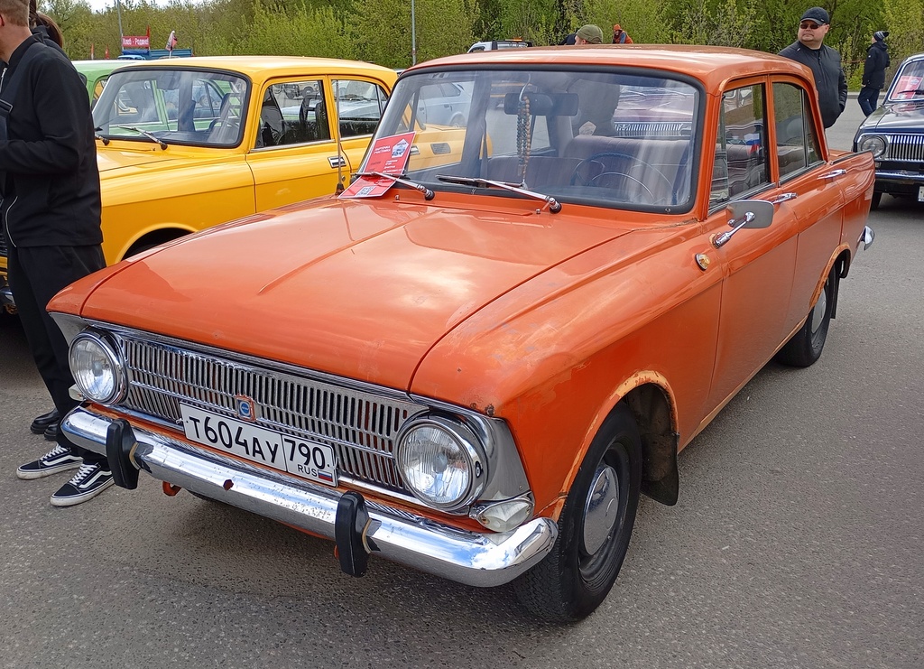 Московская область, № Т 604 АУ 790 — Москвич-412ИЭ (Иж) '70-82; Тверская область — Открытие сезона 2025 Ретро-клуба Калинин