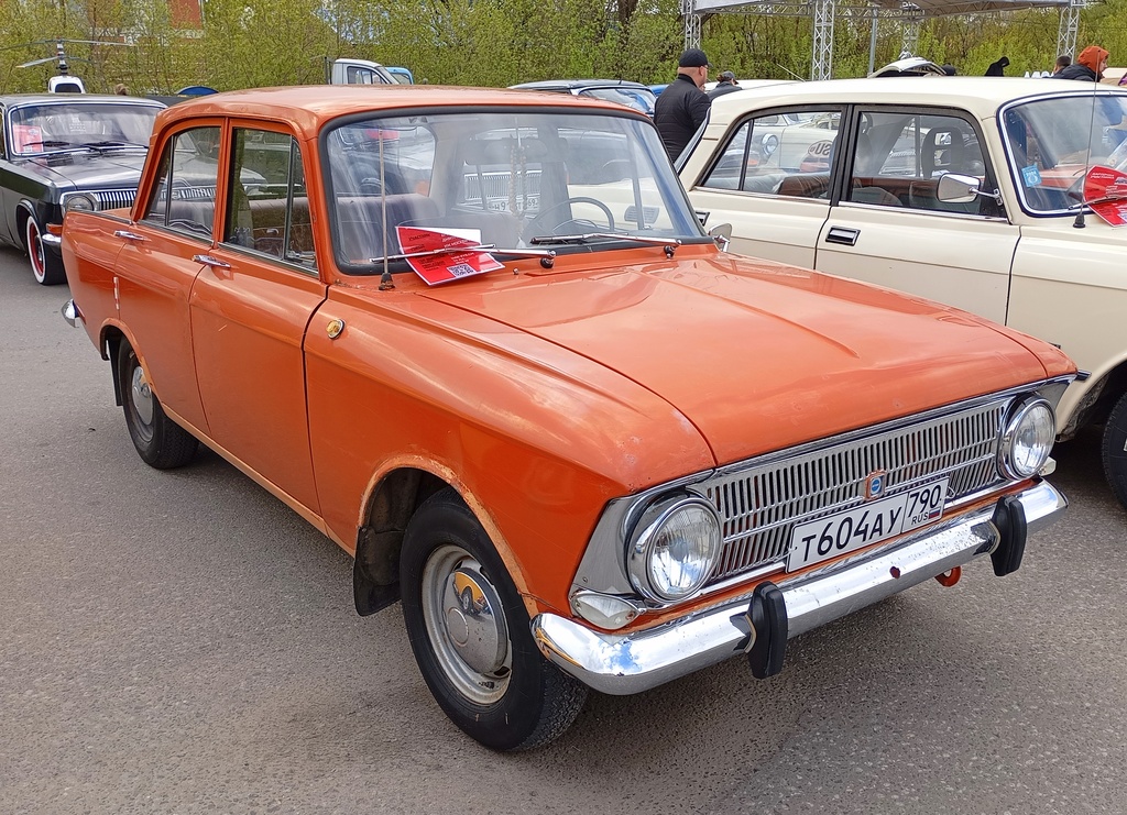 Московская область, № Т 604 АУ 790 — Москвич-412ИЭ (Иж) '70-82; Тверская область — Открытие сезона 2025 Ретро-клуба Калинин