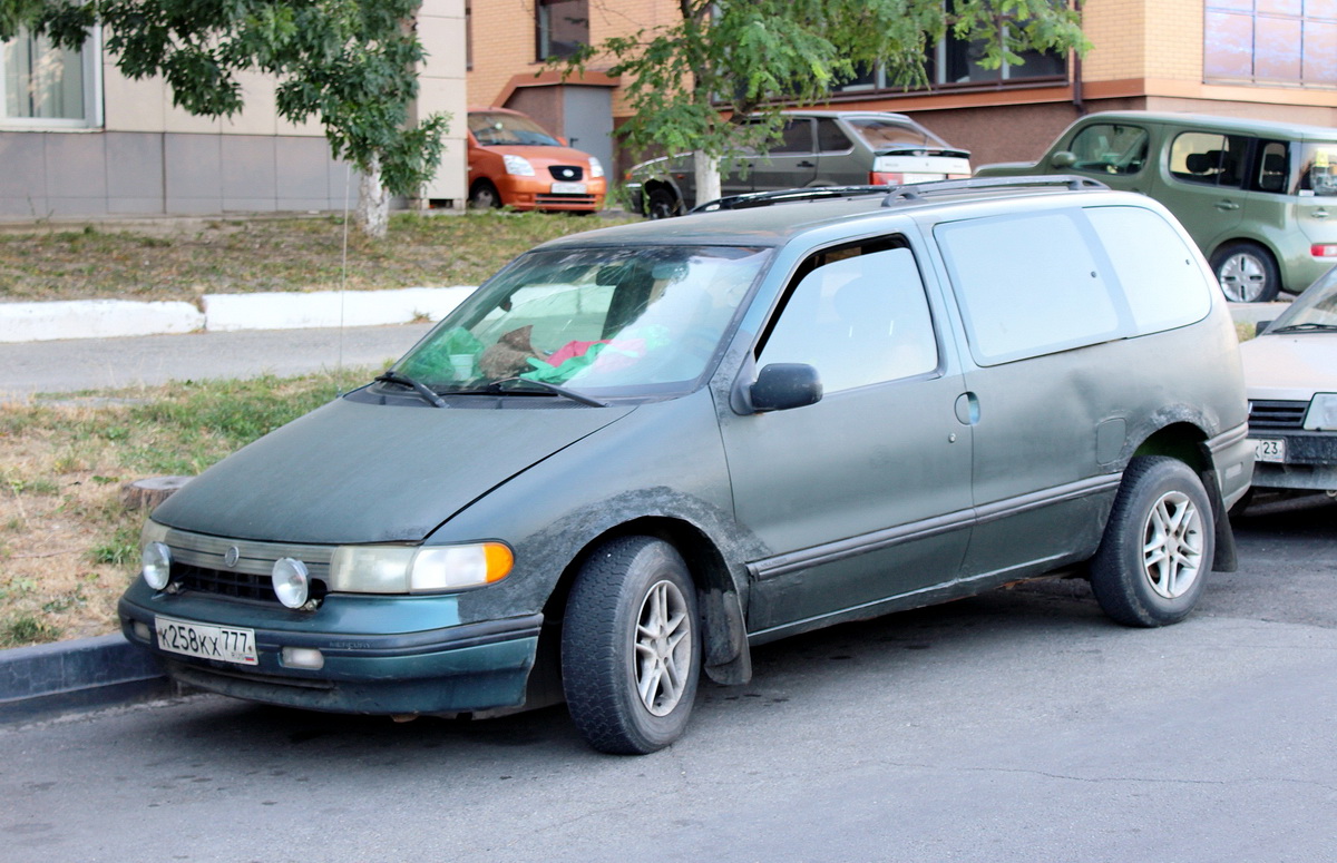 Москва, № К 258 КХ 777 — Mercury Villager (1G) '92-98