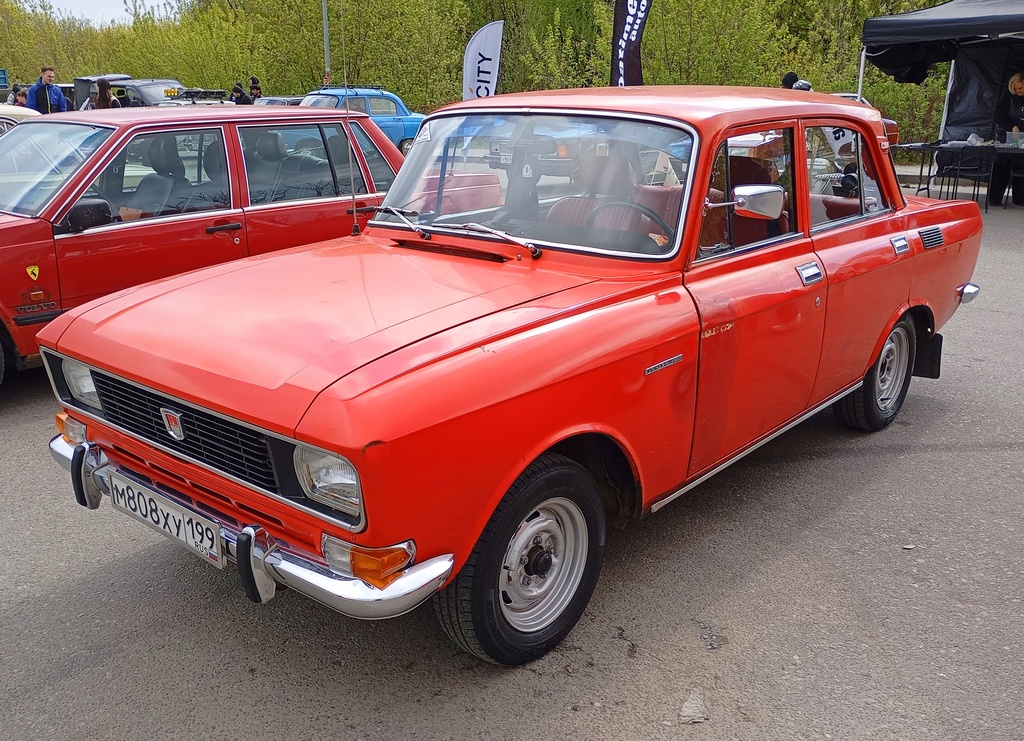 Москва, № М 808 ХУ 199 — Москвич-2140 '76-88; Тверская область — Открытие сезона 2025 Ретро-клуба Калинин