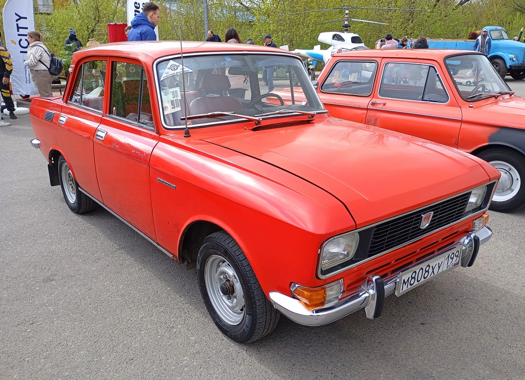 Москва, № М 808 ХУ 199 — Москвич-2140 '76-88; Тверская область — Открытие сезона 2025 Ретро-клуба Калинин