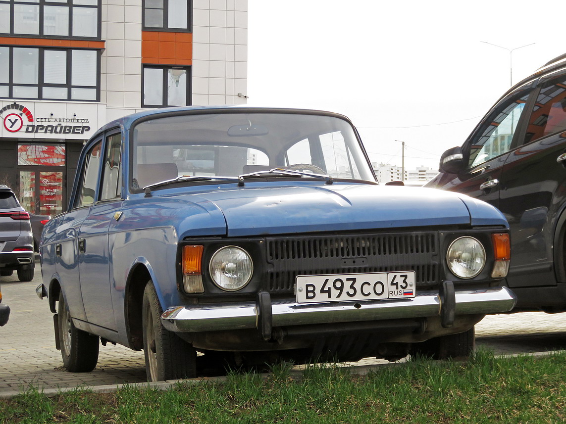 Кировская область, № В 493 СО 43 — Москвич-412ИЭ-028 (Иж) '82-01