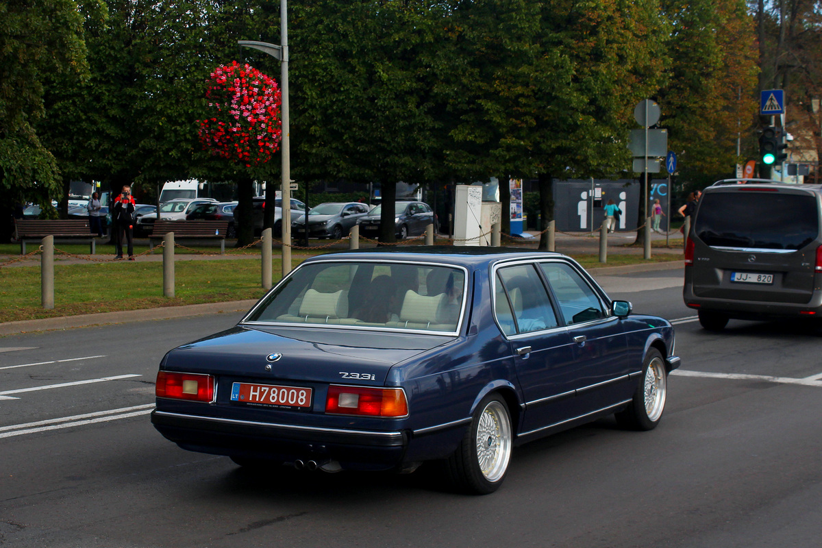 Литва, № H78008 — BMW 7 Series (E23) '77-86; Латвия — Retro Jūrmala 25