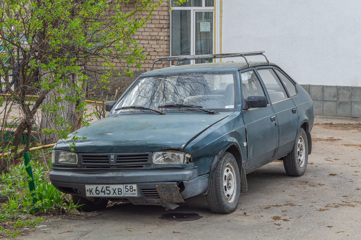 Пензенская область, № К 645 ХВ 58 — Москвич-214122 Святогор '98-01