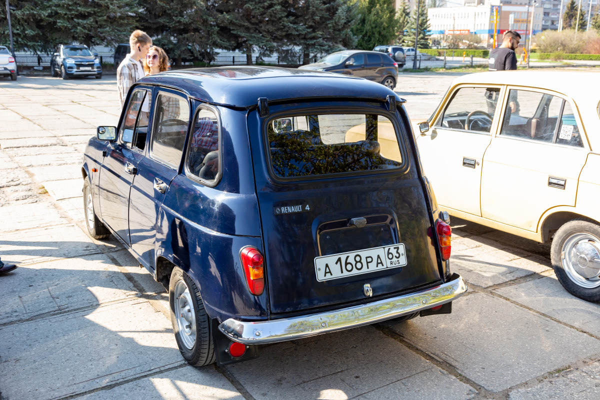 Самарская область, № А 168 РА 63 — Renault 4 '61-94; Самарская область — Открытие ретро-сезона 19 апреля 2025 г.