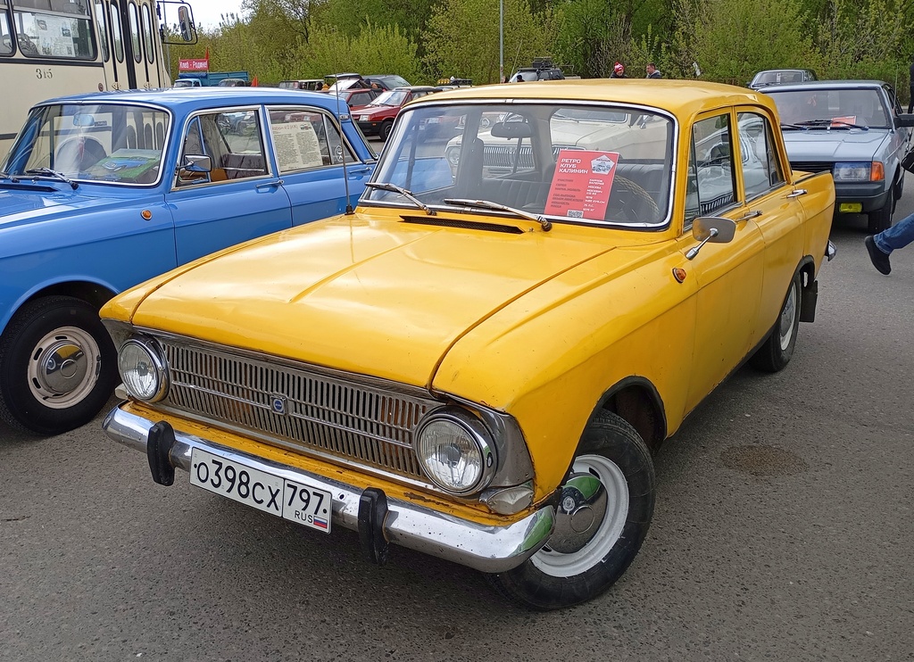 Московская область, № О 398 СХ 797 — Москвич-412ИЭ (Иж) '70-82; Тверская область — Открытие сезона 2025 Ретро-клуба Калинин
