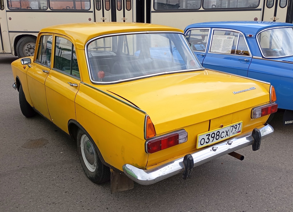 Московская область, № О 398 СХ 797 — Москвич-412ИЭ (Иж) '70-82; Тверская область — Открытие сезона 2025 Ретро-клуба Калинин