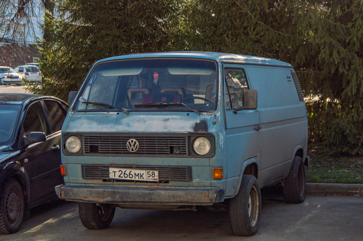Пензенская область, № Т 266 МК 58 — Volkswagen (T3) Kastenwagen '79-92