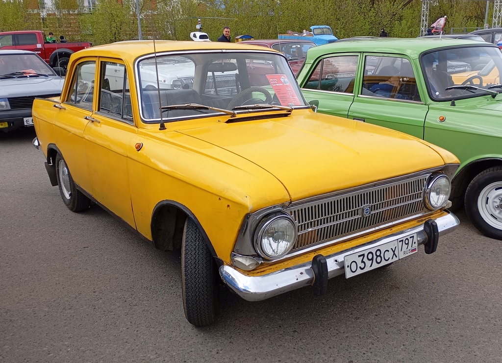 Московская область, № О 398 СХ 797 — Москвич-412ИЭ (Иж) '70-82; Тверская область — Открытие сезона 2025 Ретро-клуба Калинин