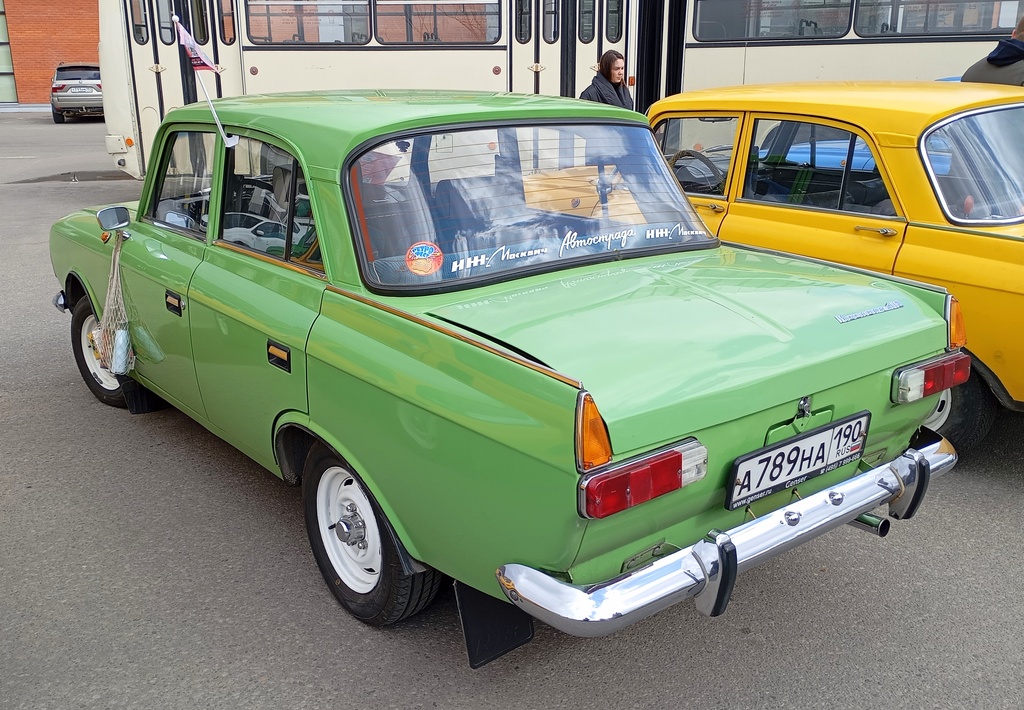 Московская область, № А 789 НА 190 — Москвич-412ИЭ-028 (Иж) '82-01; Тверская область — Открытие сезона 2025 Ретро-клуба Калинин