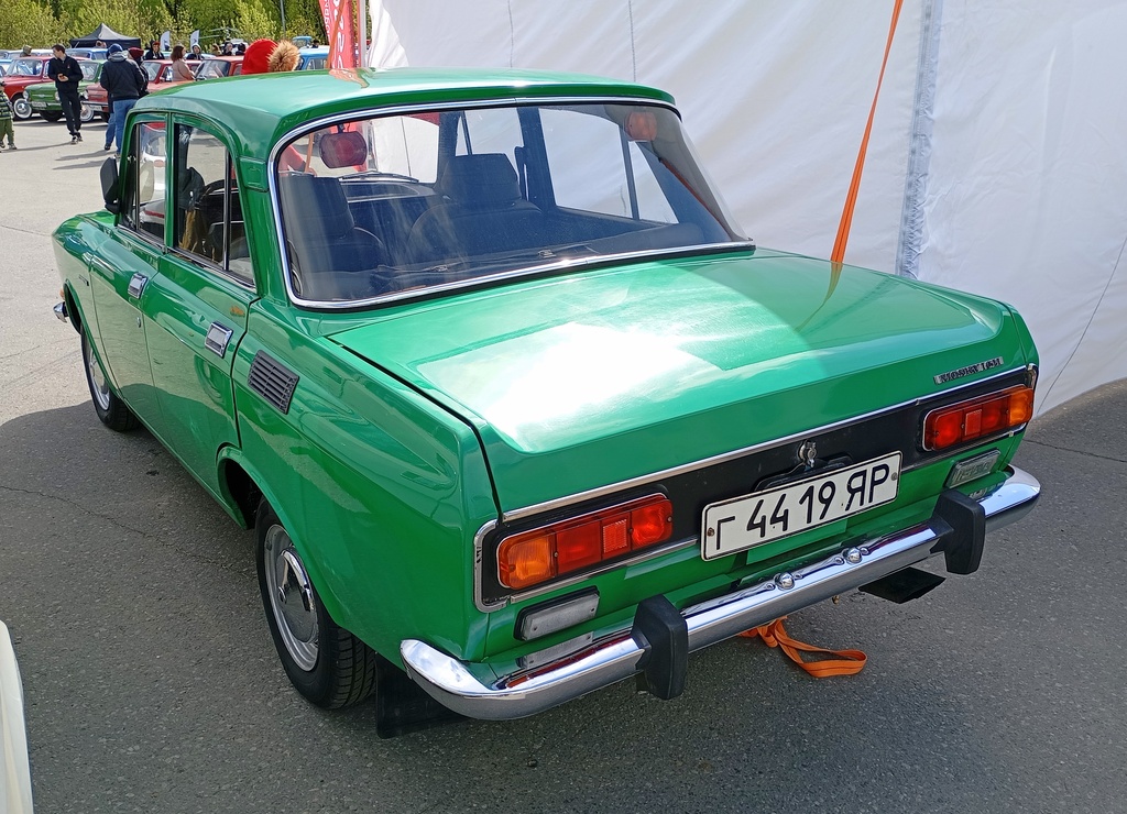 Ярославская область, № Г 4419 ЯР — Москвич-2140 '76-88; Тверская область — Открытие сезона 2025 Ретро-клуба Калинин