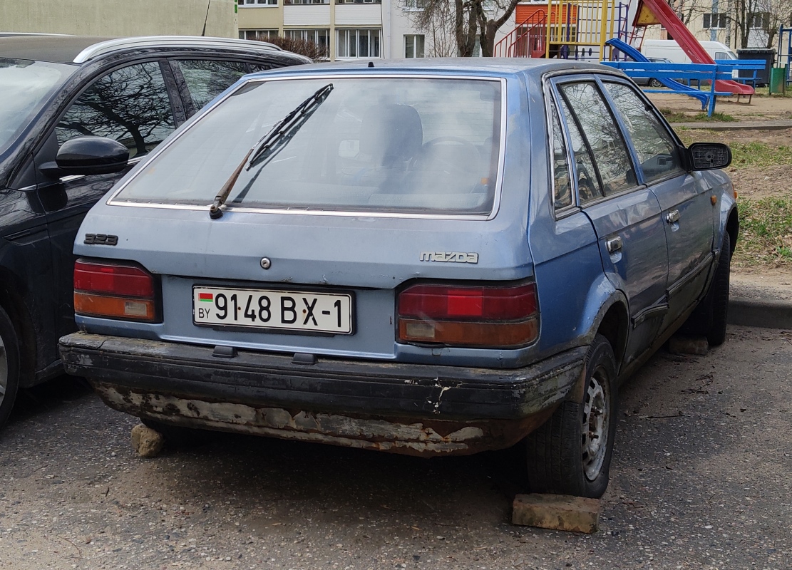 Брестская область, № 9148 ВХ-1 — Mazda 323 (BF) '86-94