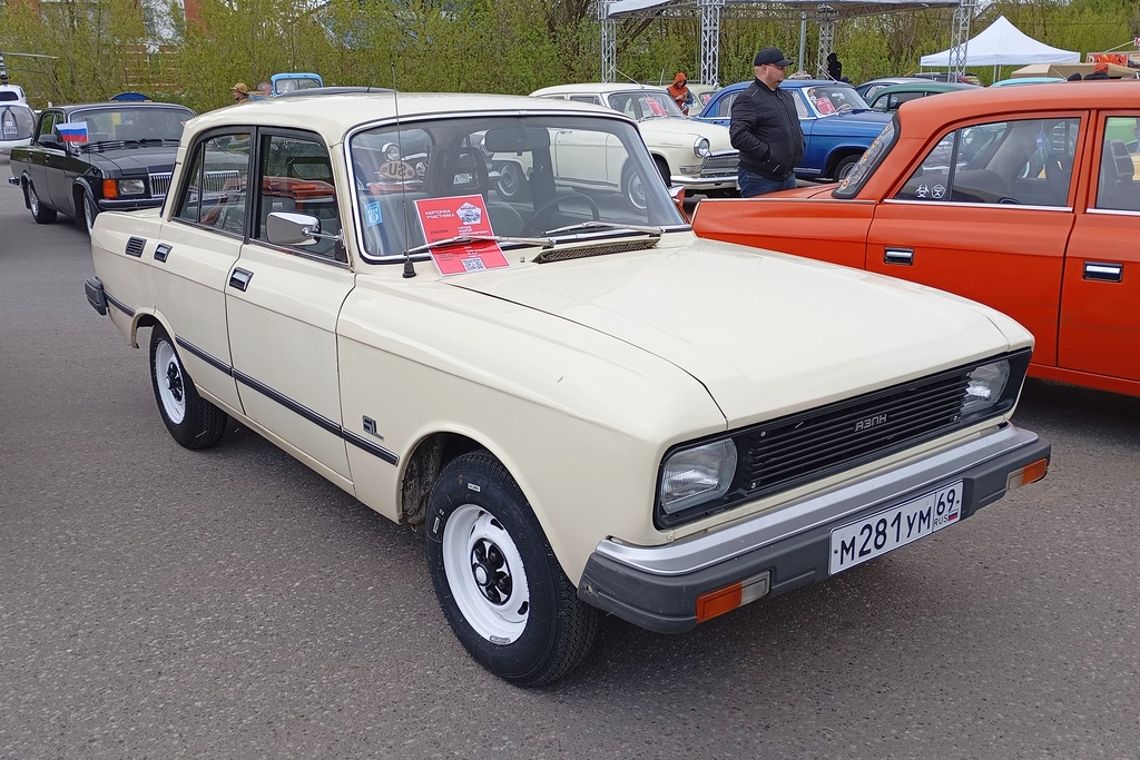 Тверская область, № М 281 УМ 69 — Москвич-2140-117 (2140SL) '80-88; Тверская область — Открытие сезона 2025 Ретро-клуба Калинин