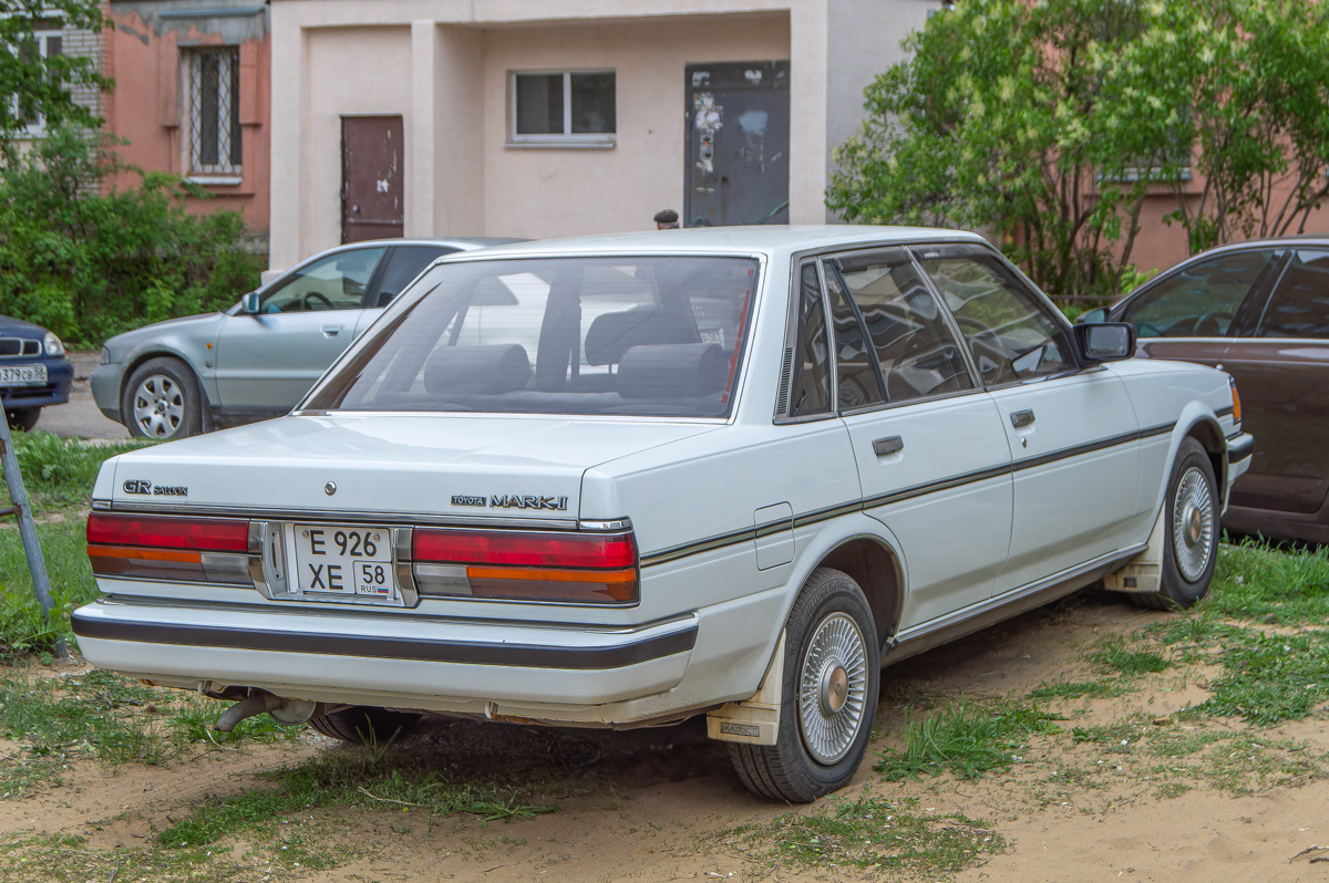 Пензенская область, № Е 926 ХЕ 58 — Toyota Mark II (X70) '84-97