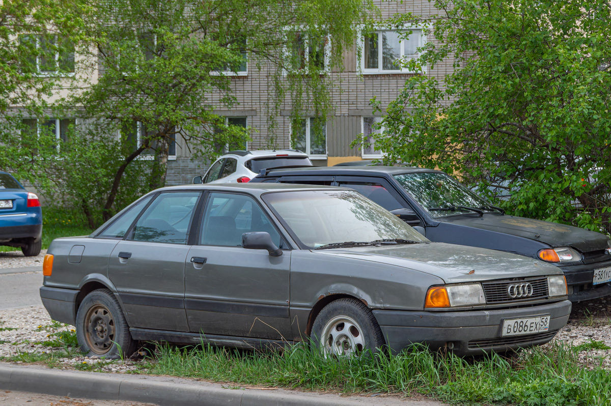 Пензенская область, № В 086 ЕХ 58 — Audi 80 (B3) '86-91
