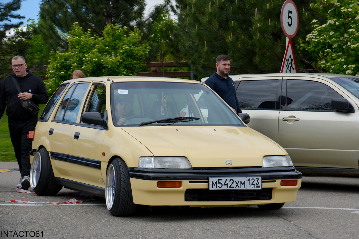 Краснодарский край, № М 542 ХМ 123 — Honda Civic (4G) '87-91; Краснодарский край — Выставка "Гонка времени"-2025