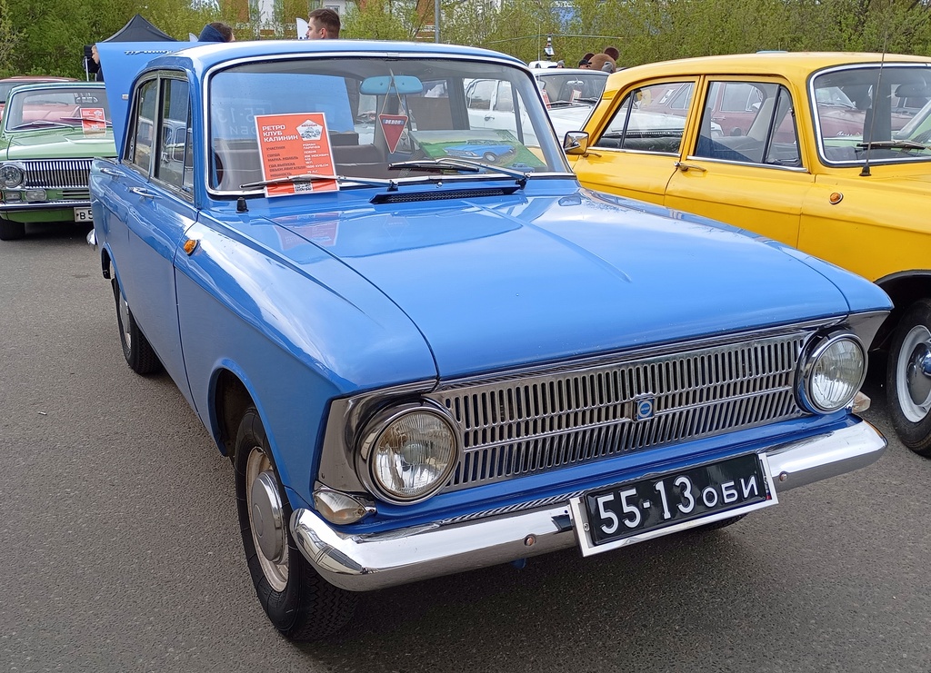 Московская область, № 55-13 ОБИ — Москвич-412ИЭ (Иж) '70-82; Тверская область — Открытие сезона 2025 Ретро-клуба Калинин