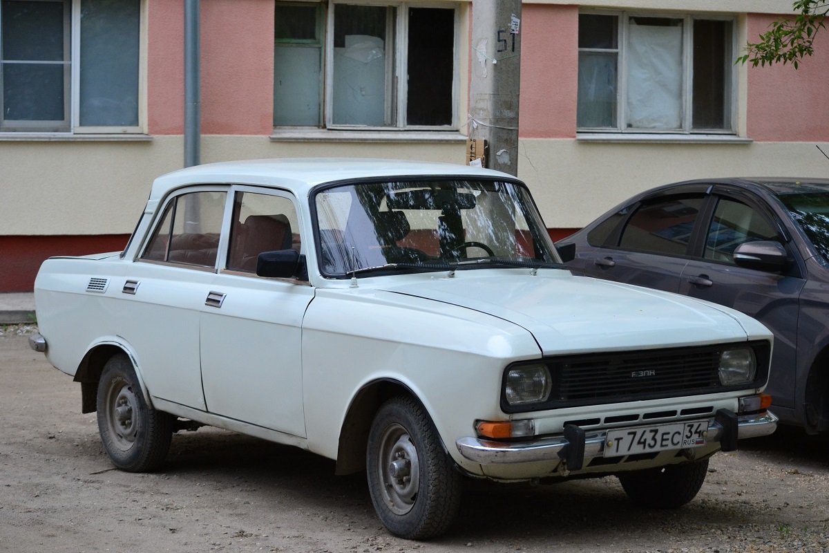 Волгоградская область, № Т 743 ЕС 34 — Москвич-2140 '76-88