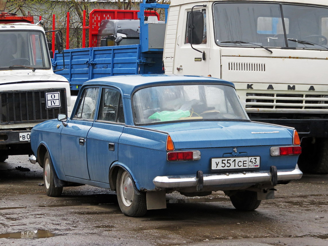 Кировская область, № У 551 СЕ 43 — Москвич-412ИЭ-028 (Иж) '82-01